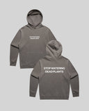 Stop Watering Dead Plants 2.0 Faded Grey Hoodie
