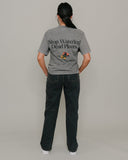 Stop Watering Dead Plants Oversized Cement Tee