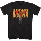 Street Fighter - Akuma Warped Text Boyfriend Tee