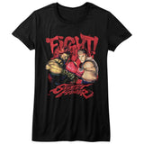 Street Fighter Fight! Womens T-Shirt