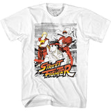 Street Fighter Grainy Background T-Shirt