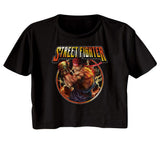 Street Fighter - Lightning Ryu Womens Crop Tee