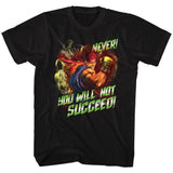 Street Fighter Never Succeed Boyfriend Tee