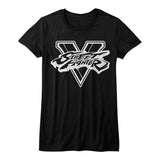 Street Fighter Sfv Bw Womens T-Shirt