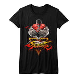 Street Fighter Sfv Key Womens T-Shirt