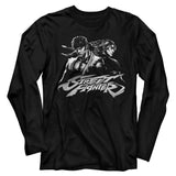 Street Fighter Two Dudes Long Sleeve Boyfriend Tee