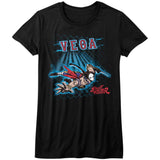 Street Fighter Vega Fence Womens T-Shirt