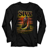 Styx Ferryman Long Sleeve Boyfriend Tee
