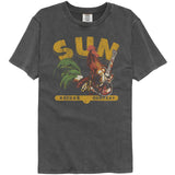 Sun Records - Rooster With Guitar Vintage Wash Black T-Shirt