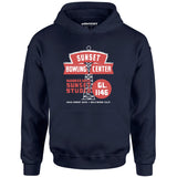Sunset Bowling Center - Hollywood, CA - Vintage Bowling Alley - Unisex Hoodie