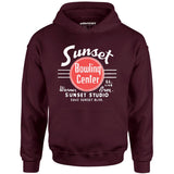 Sunset Bowling Center v2 - Hollywood, CA - Vintage Bowling Alley - Unisex Hoodie