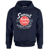 Sunset Bowling Center v2 - Hollywood, CA - Vintage Bowling Alley - Unisex Hoodie