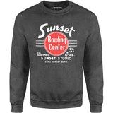 Sunset Bowling Center v2 - Hollywood, CA - Vintage Bowling Alley - Unisex Sweatshirt
