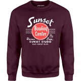 Sunset Bowling Center v2 - Hollywood, CA - Vintage Bowling Alley - Unisex Sweatshirt