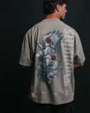 Survival of the Fittest Oversized Oatmeal Tee