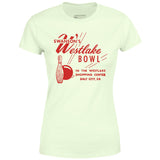 Swanson's Westlake Bowl - Daly City, CA - Vintage Bowling Alley - Women's T-Shirt