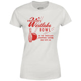 Swanson's Westlake Bowl - Daly City, CA - Vintage Bowling Alley - Women's T-Shirt