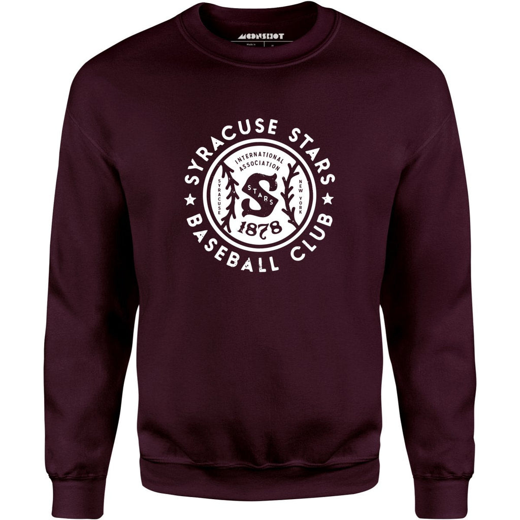 Syracuse Stars - New York - Vintage Defunct Baseball Teams - Unisex Sweatshirt