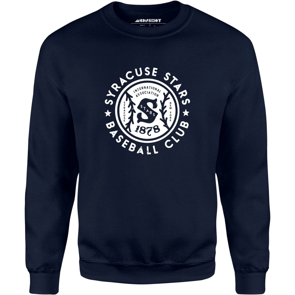 Syracuse Stars - New York - Vintage Defunct Baseball Teams - Unisex Sweatshirt