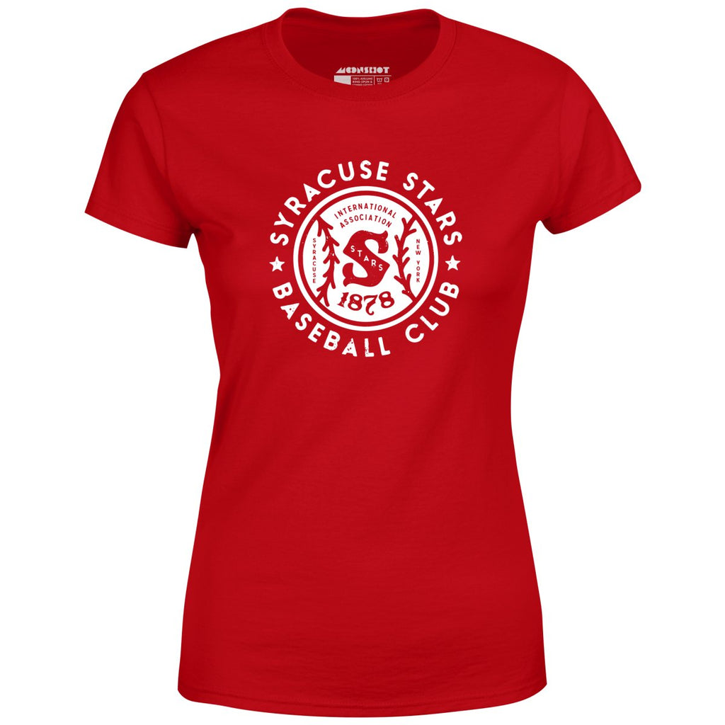 Syracuse Stars - New York - Vintage Defunct Baseball Teams - Women's T-Shirt