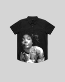 SZA Dead Rose Black Work Shirt