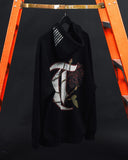 T-Rose Black Full Zip Hoodie