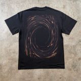 SPELL 'POT OF GREED' HEAVY FADED BLACK T-SHIRT
