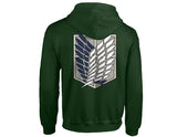 Attack On Titan Survey Corps Logo Anime Adult Hoodie