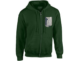 Attack On Titan Survey Corps Logo Anime Adult Hoodie