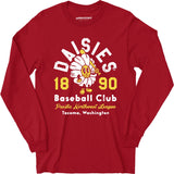 Tacoma Daisies - Washington - Vintage Defunct Baseball Teams - Long Sleeve T-Shirt