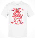 Premium Sancho's Tacos OG Delivery Takeout Tee