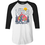 Take a Hike - 3/4 Sleeve Raglan T-Shirt