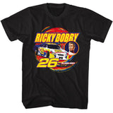 Talladega Nights - Ricky Bobby Swirl Boyfriend Tee