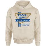 Tava Lanes - Riverside, CA - Vintage Bowling Alley - Unisex Hoodie