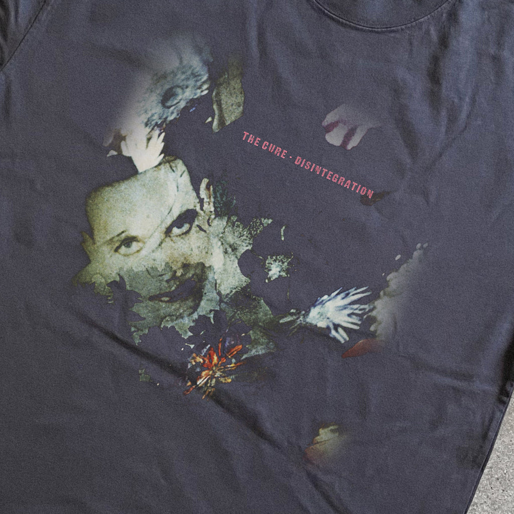 THE CURE 'DISINTEGRATION' HEAVYWEIGHT BLACK T-SHIRT
