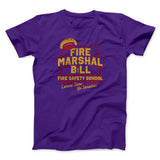Fire Marshal Bill Fire Safety School Funny Movie Men/Unisex T-Shirt