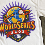 RETRO '2002 WORLD SERIES' HEAVY WHITE T-SHIRT
