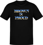 Brown and Proud Old School Premium Chicano Tee