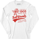 Temple Boll Weevils - Texas - Vintage Defunct Baseball Teams - Long Sleeve T-Shirt