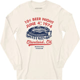 Ten Cent Beer Night - Cleveland Ohio - Long Sleeve T-Shirt