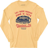 Ten Cent Beer Night - Cleveland Ohio - Long Sleeve T-Shirt