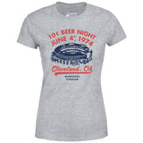 Ten Cent Beer Night - Cleveland Ohio - Women's T-Shirt
