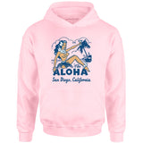 The Aloha - San Diego, CA - Vintage Tiki Bar - Unisex Hoodie
