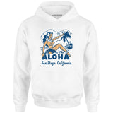 The Aloha - San Diego, CA - Vintage Tiki Bar - Unisex Hoodie
