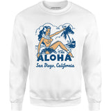 The Aloha - San Diego, CA - Vintage Tiki Bar - Unisex Sweatshirt