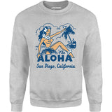 The Aloha - San Diego, CA - Vintage Tiki Bar - Unisex Sweatshirt