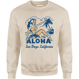 The Aloha - San Diego, CA - Vintage Tiki Bar - Unisex Sweatshirt