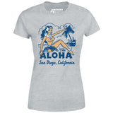 The Aloha - San Diego, CA - Vintage Tiki Bar - Women's T-Shirt