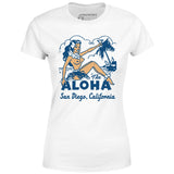 The Aloha - San Diego, CA - Vintage Tiki Bar - Women's T-Shirt