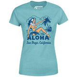 The Aloha - San Diego, CA - Vintage Tiki Bar - Women's T-Shirt